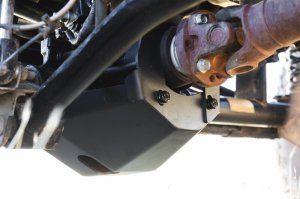 Jeep Wrangler JK Skid Plate - Front - DV8 Offroad - Dana 44 Front Differential - Black - `07-`18